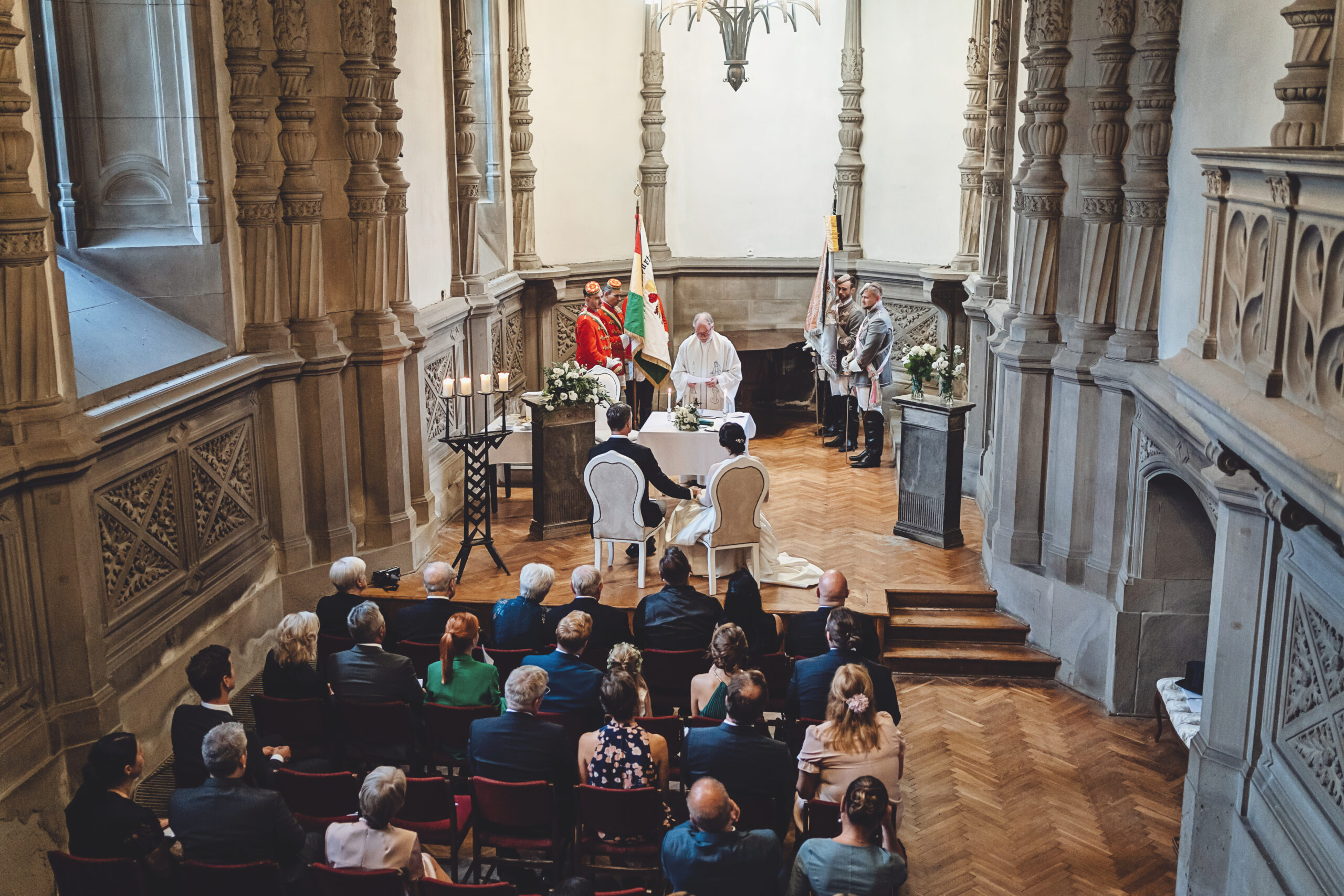 Reportaż ślubny na zamku w Mosznej