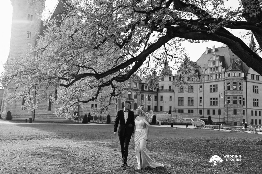 Plener ślubny na zamku Moszna
